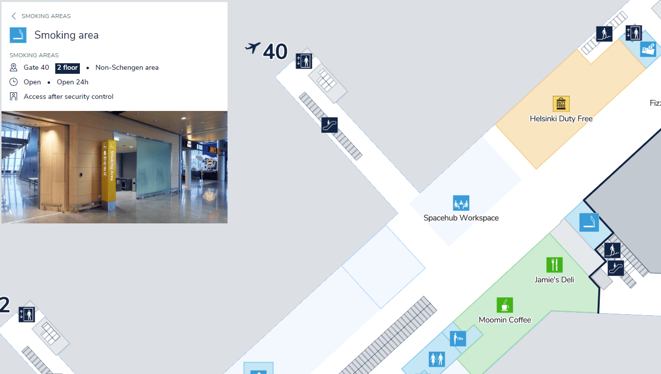 Helsinki Airport Smoking Area - Rate The Smoking Room