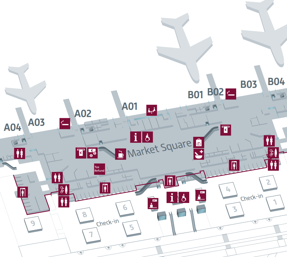 berlin airport map